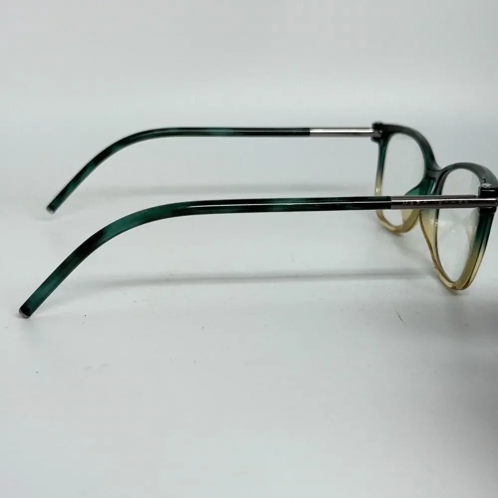 Marc Jacobs 50 TOZ Green Yellow‎ Cat Eye Eyeglasses Frames 52-15-150 H18031